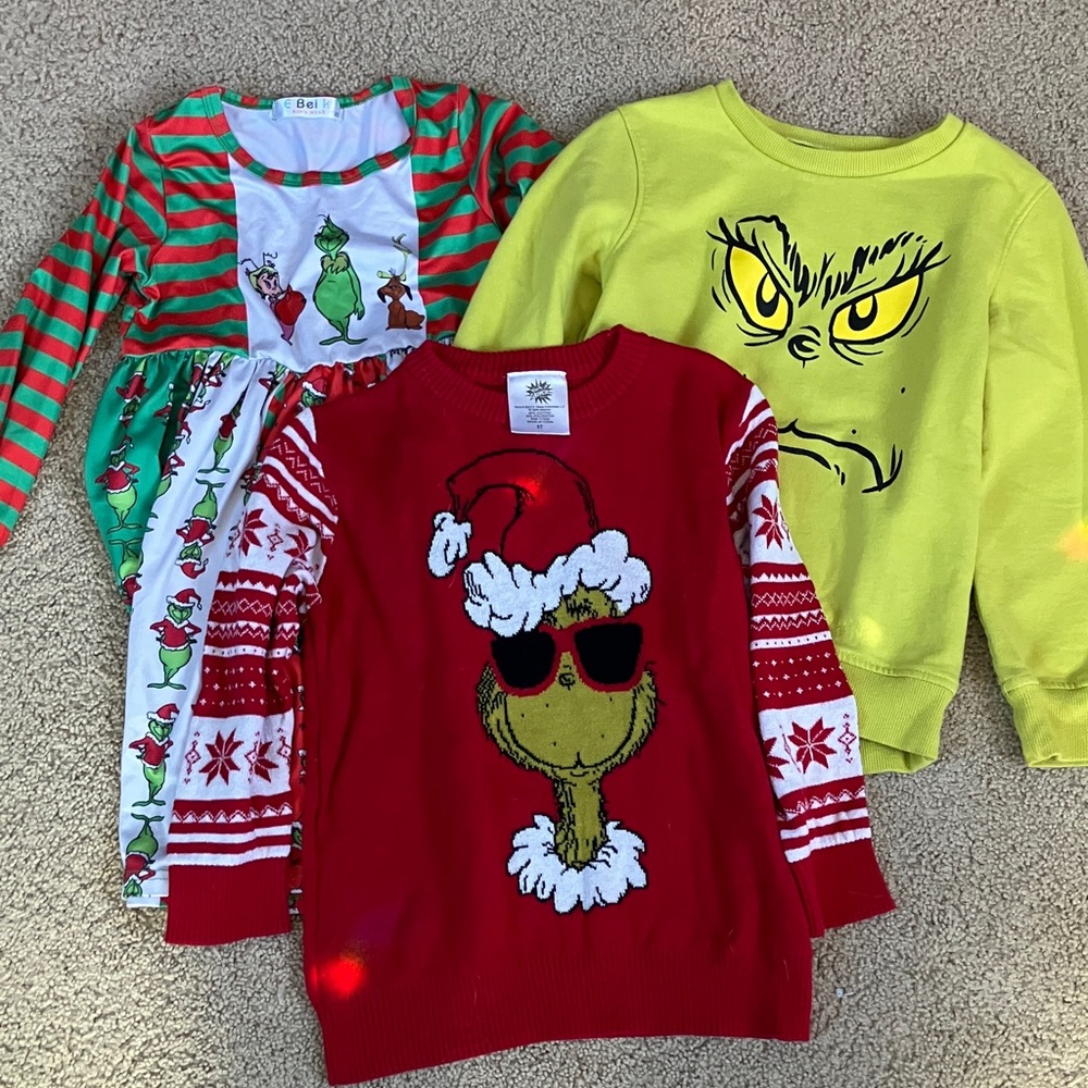 Girls Grinch bundle size 5/6